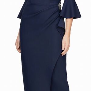 Joseph Ribkoff Navy Maxi Dress